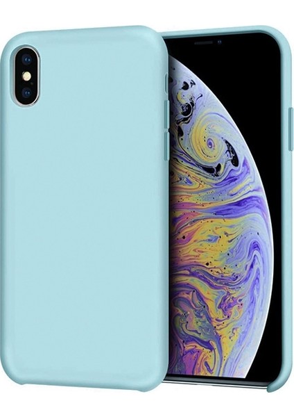 Apple iPhone XS Max Liquid Silicone Liquid Silicone Lansman Soft Silikon Kılıf AL-32021