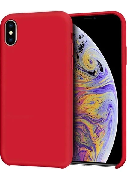 Apple iPhone XS Max Liquid Silicone Liquid Silicone Lansman Soft Silikon Kılıf AL-32021