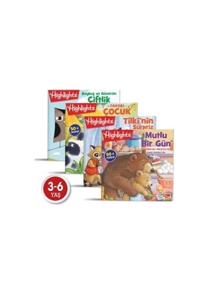 Highlights Sticker Bulmacalı Hikayeler (4 Kitap Takım)