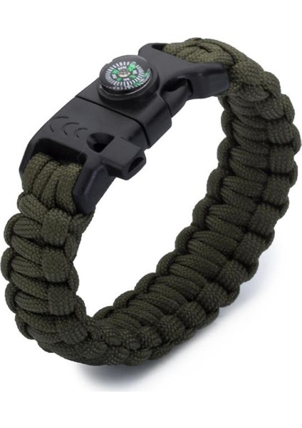 Pusulalı Outdoor Paracord Bileklik (Parakort-Gw)