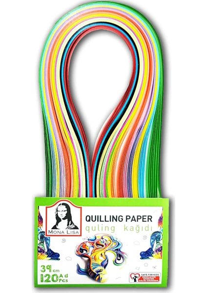 Mona Lisa Quilling Paper Quling Kağıdı 39 cm 120'LI