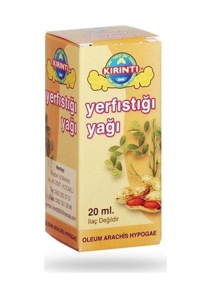 Yerfıstığı Yağı 20 ml