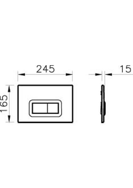 7400685 Loop R Kumanda Paneli Mat Krom fiyatları