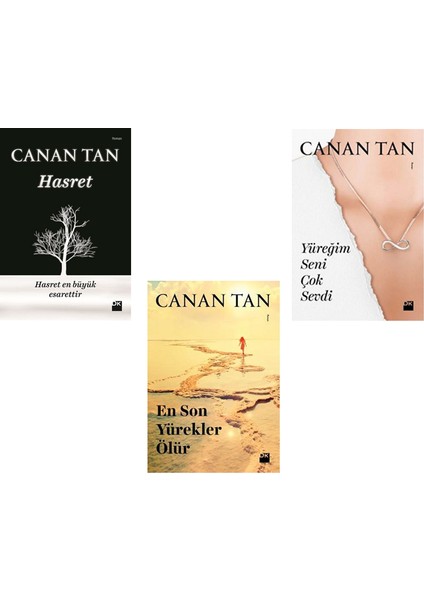 Hasret - Yüreğim Seni Çok Sevdi - En Son Yürekler Ölür - 3 Kitap - Canan Tan