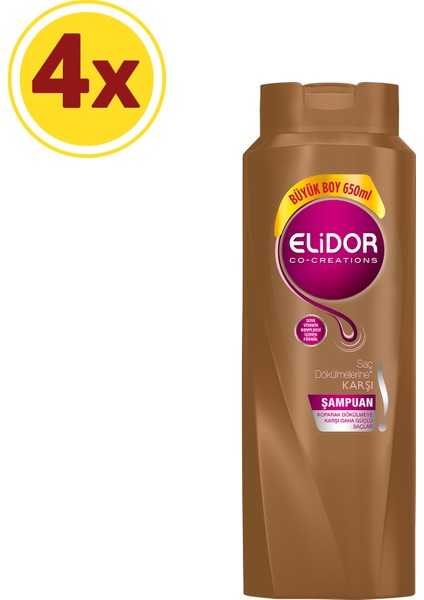 Şampuan 650 ml x 4