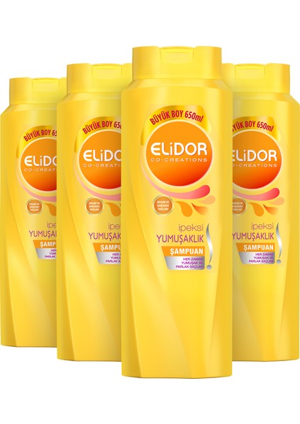 İpeksi Yumuşaklık Şampuan 650 ml x 4 fiyatları