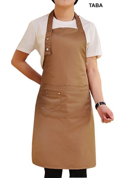 Askılı Master Şef - Barista - Aşçı - Kuaför - Tattoo - Garson Önlüğü Taba fiyatları