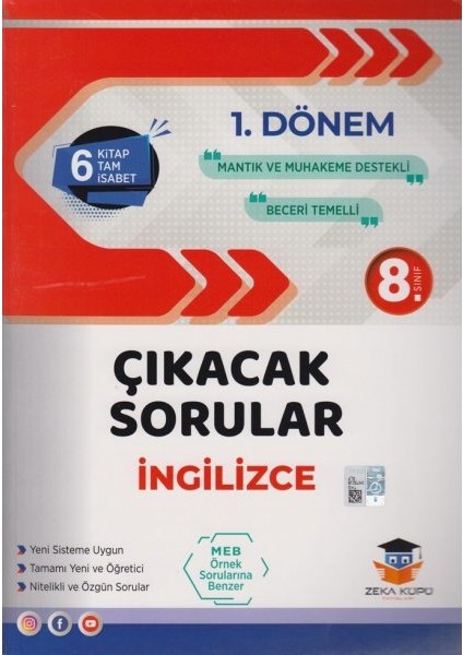 8. Sınıf LGS 1. Dönem Ingilizce Çıkacak Sorular