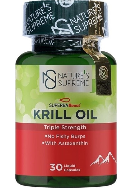 Nature's Supreme Krill Oil 30 Kapsül