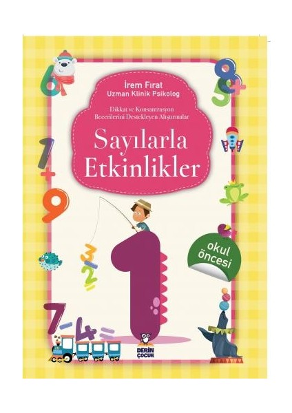 Sayılarla Etkinlikler 1 - 2 Set- (3-6 Yaş)