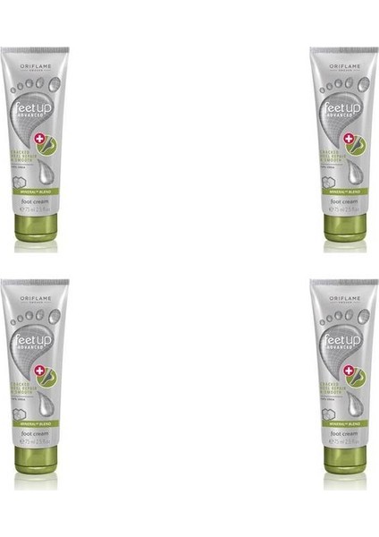 Feet Up Advanced Çatlamış Topuklar Için Onarıcı Krem 75 ml 4 Adet Ayak Kremi