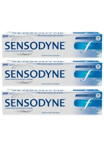 F Diş Macunu 100 ml 3 Adet