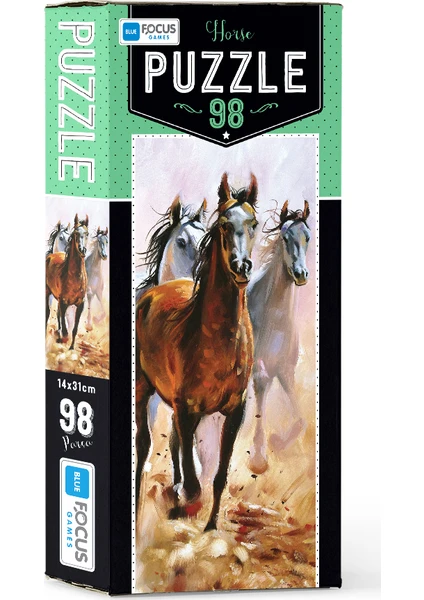 Blue Focus 98 Parça Puzzle Horse