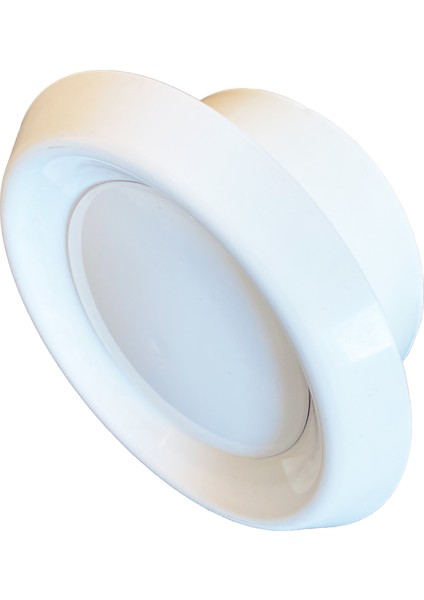PGA125 Plastik Gemici Anemostad Menfez 125 mm Beyaz