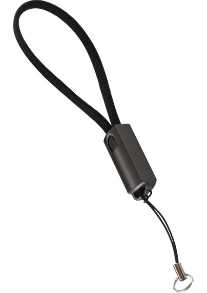 MF Product Jettpower 0047 Metal Başlıklı Örgülü 3A Micro Usb Hızlı Şarj Kablosu 20 cm Siyah