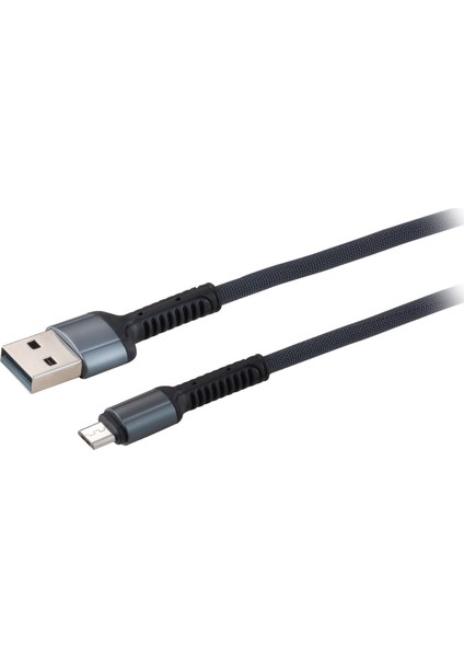 MF Product Jettpower 0064 1.8A Micro Usb Hızlı Şarj Kablosu 3 m Gri