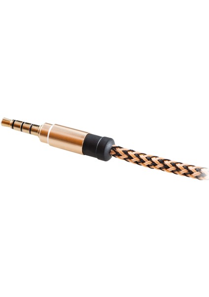 Acoustic 0211 Halat Tipi Aux Kablo Gold