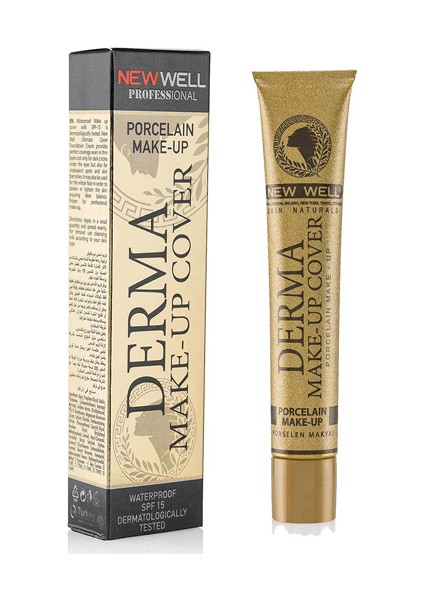 Derma Make-Up Cover Foundation - Gold-Kapatıcı Fondöten