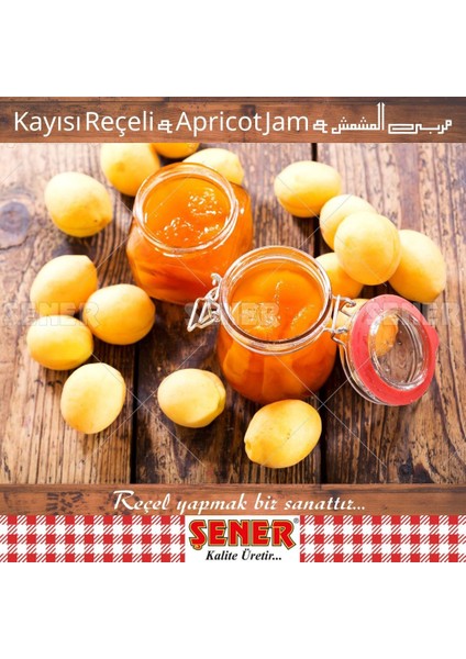 Reçel 1500 gr Kayısı