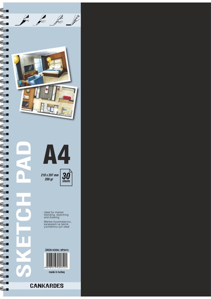 Pad Marker Defteri A4 - 200 gr