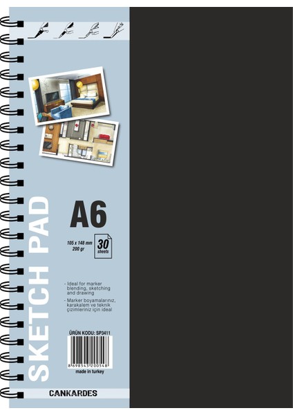 Pad Marker Defteri A6 - 200 gr