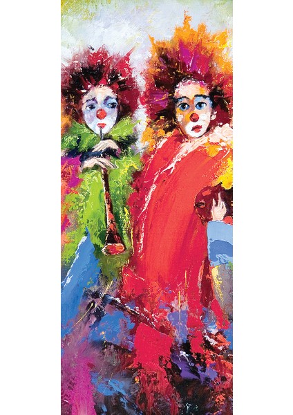 Blue Focus 78 Parça Puzzle Two Clowns