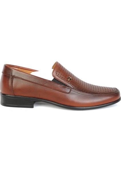 1166 Taba Deri Günlük Erkek Klasik Ayakkabı