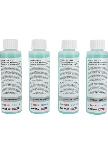 Kurutma Makineleri Için Bakım Ürünü 125 ml x 4