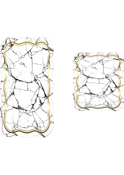 Defne Özel Kesim Yıkanabilir Kaymaz Taban 2'li Paspas Seti Klozet Takımı fiyatları