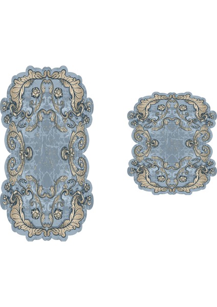 Karanfil Özel Kesim Yıkanabilir Kaymaz Taban 2'li Paspas Seti Klozet Takımı fiyatları