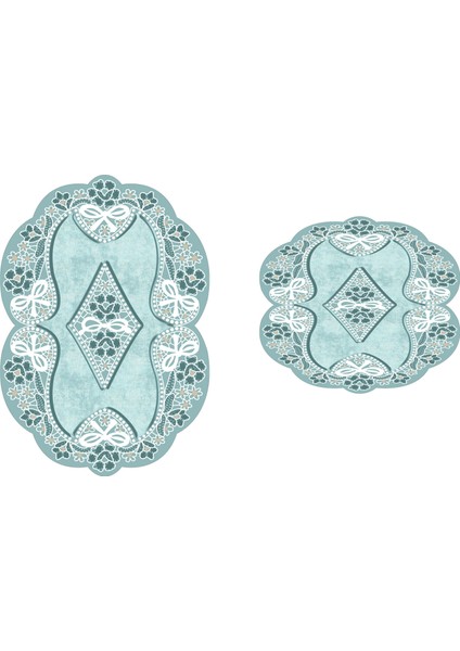 Yasemin Özel Kesim Yıkanabilir Kaymaz Taban 2'li Paspas Seti Klozet Takımı fiyatları