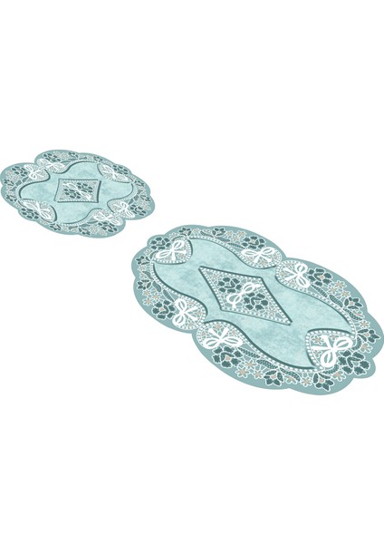 Yasemin Özel Kesim Yıkanabilir Kaymaz Taban 2'li Paspas Seti Klozet Takımı modelleri