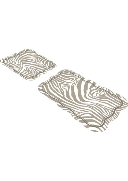 Leylak Özel Kesim Yıkanabilir Kaymaz Taban 2'li Paspas Seti Klozet Takımı modelleri