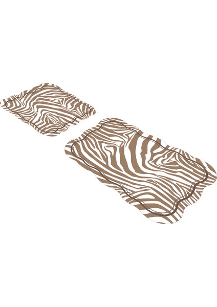 Leylak Özel Kesim Yıkanabilir Kaymaz Taban 2'li Paspas Seti Klozet Takımı modelleri