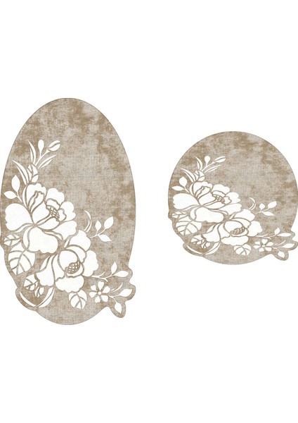 Mine Özel Kesim Yıkanabilir Kaymaz Taban 2'li Paspas Seti Klozet Takımı fiyatları