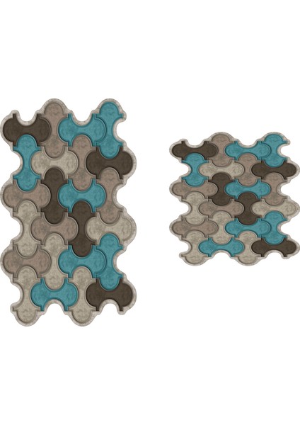 Hanımeli Özel Kesim Yıkanabilir Kaymaz Taban 2'li Paspas Seti Klozet Takımı fiyatları