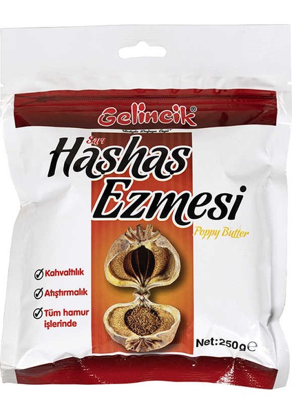 Haşhaş Ezmesi Kilitli Poşet 250 gr