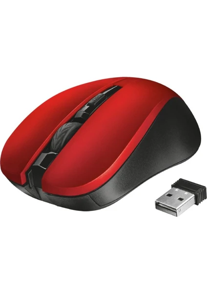 21871 Mydo Sessiz Optik Wireless Mouse - Kırmızı