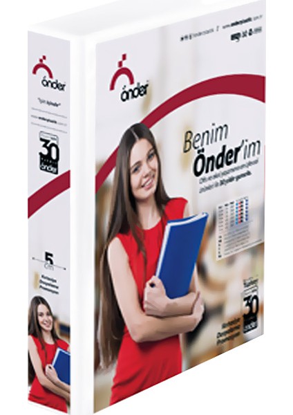 A4 2009 Firma Klasörü 9cm 2 Halka Beyaz