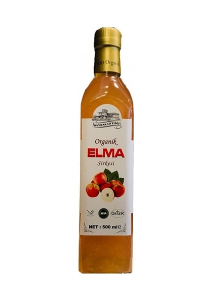 Organik Elma Sirkesi 500 Ml