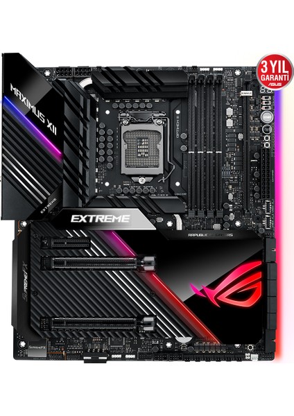 ROG Maximus XII Extreme Intel Z490 DDR4 4700 MHz (OC) Lga1200 AX Wifi + Bt eAtx Anakart