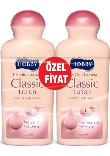 Klasik Vücut Losyonu 300 ml 2’li Avantaj Paketi