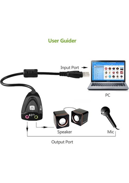 Sound Lx-608  Usb Ses Kartı