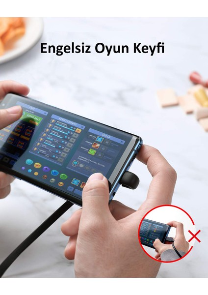 PowerLine Play Type-C Oyuncu Şarj Kablosu - 0.9m - A8722 - Siyah (Anker Türkiye Garantili) fiyatları