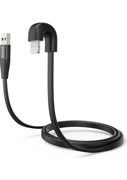 PowerLine Play MFI Lightning Oyuncu Şarj Kablosu (Apple Lisanslı) - 0.9m - A8712 - Siyah (Anker Türkiye Garantili)
