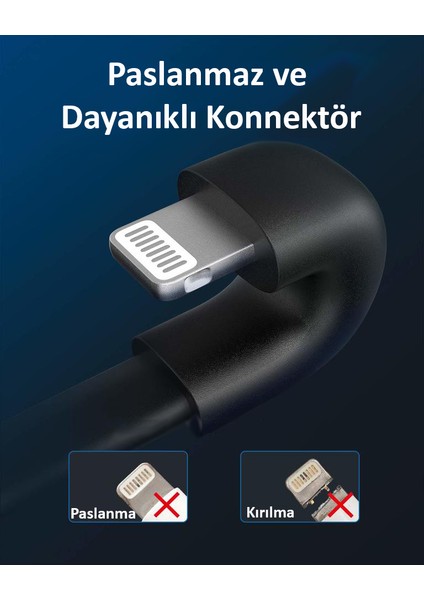 PowerLine Play MFI Lightning Oyuncu Şarj Kablosu (Apple Lisanslı) - 0.9m - A8712 - Siyah (Anker Türkiye Garantili) indirimleri