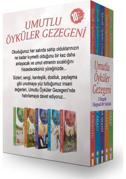 Umutlu Öyküler Gezegeni (5 Kitap Takım Kutulu) - Şehri Madan