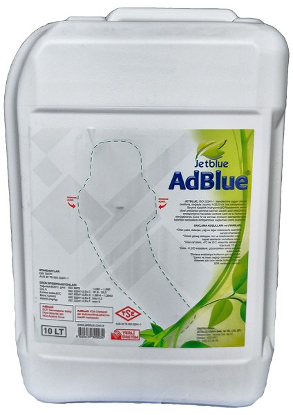Adblue, Dolum Aparatlı Dizel Araç Emisyon Düşürücü, 10Lt