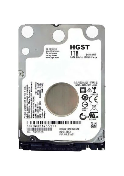 Hitachi 1TB 5400 RPM 2.5" Notebook HDD