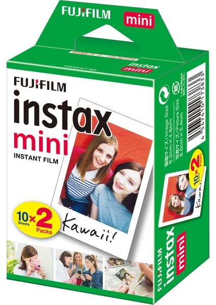 Instax 20'li Film Tüm Mini Makineler ile Uyumlu